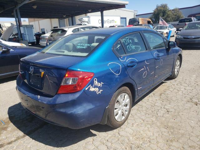 Photo 4 from auction – 2012 HONDA CIVIC LX with VIN 2HGFB2F55CH578955