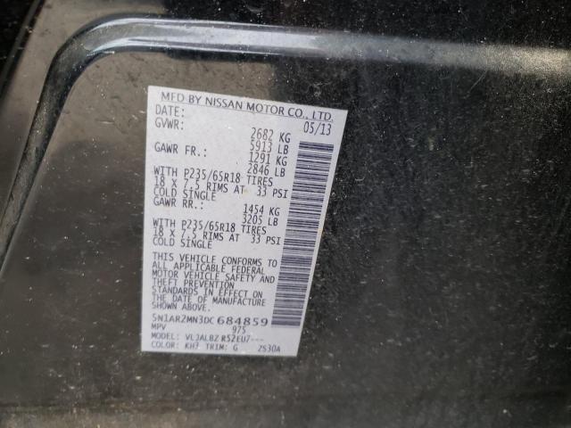Photo 10 from auction – 2013 NISSAN PATHFINDER with VIN 5N1AR2MN3DC684859
