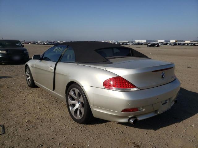 Photo 3 from auction – 2005 BMW 645 CI AUT with VIN WBAEK73435B327816