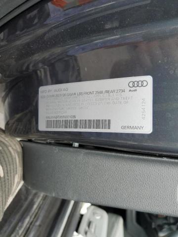 Photo 10 from auction – 2021 AUDI A5 PREMIUM with VIN WAUWAGF5XMN001035