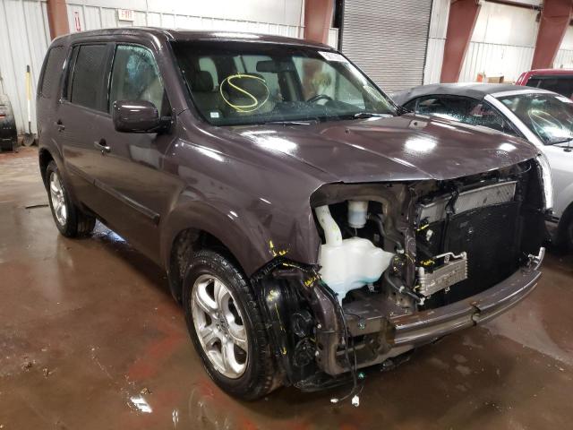 HONDA PILOT EXL 2012 with VIN 5FNYF4H51CB054986 - Photo from auction