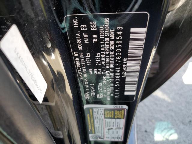 Photo 10 from auction – 2016 KIA OPTIMA EX with VIN 5XXGU4L37GG056543