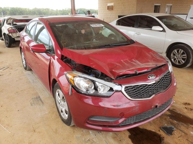 KIA FORTE LX 2016 with VIN KNAFK4A67G5471541 - Photo from auction