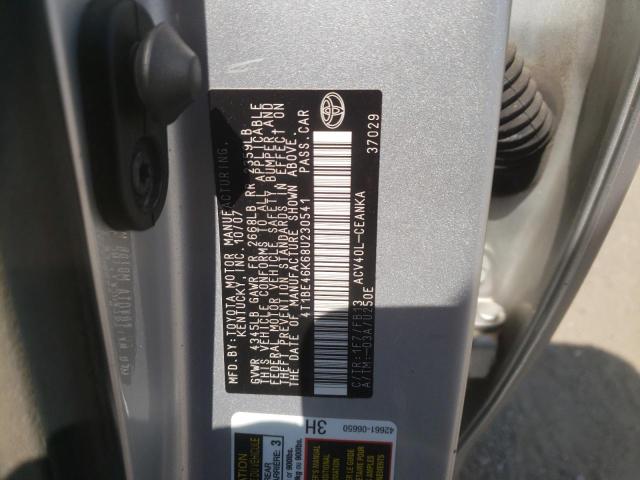 Photo 10 from auction – 2008 TOYOTA CAMRY CE with VIN 4T1BE46K68U230541
