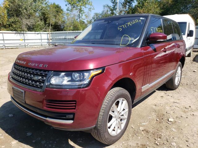 Photo 2 from auction – 2016 LAND ROVER RANGE ROVE with VIN SALGR2PFXGA313953