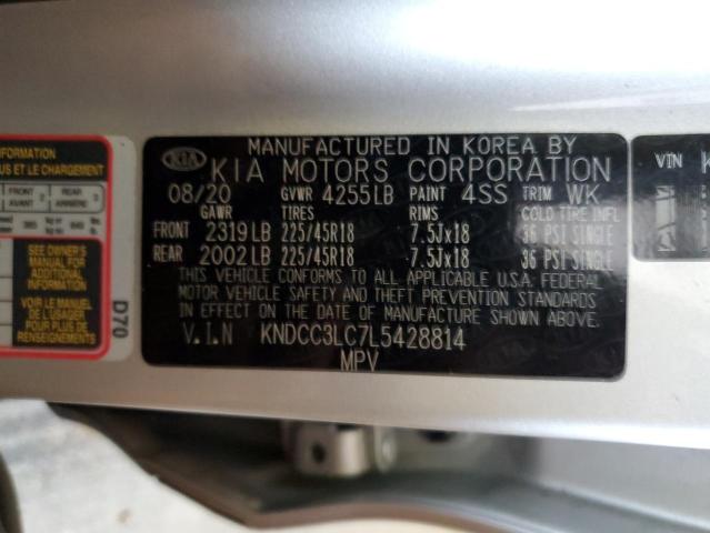 Photo 10 from auction – 2020 KIA NIRO TOURI with VIN KNDCC3LC7L5428814