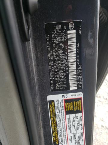 Photo 10 from auction – 2010 TOYOTA CAMRY BASE with VIN 4T1BF3EK3AU044843
