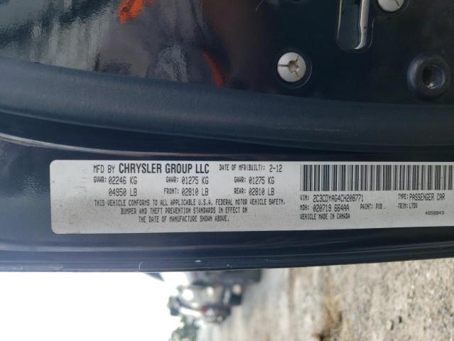 Photo 10 from auction – 2012 DODGE CHALLENGER with VIN 2C3CDYAG4CH208771