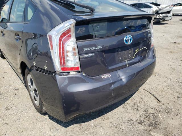 Photo 9 from auction – 2013 TOYOTA PRIUS with VIN JTDKN3DU2D1727522