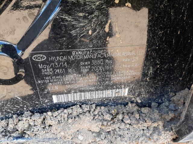 Photo 10 from auction – 2014 HYUNDAI ELANTRA with VIN 5NPDH4AE9EH535818