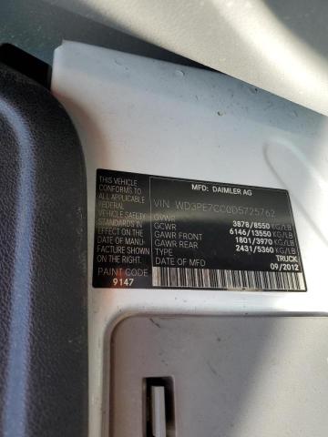 Photo 10 from auction – 2013 MERCEDES-BENZ SPRINTER 2 with VIN WD3PE7CC0D5725762