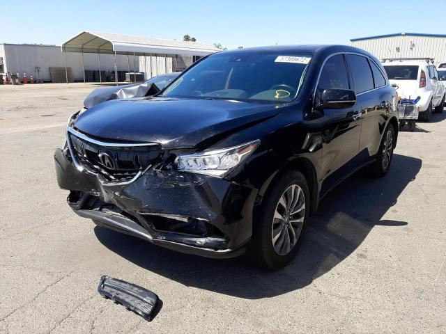 Photo 2 from auction – 2016 ACURA MDX TECHNO with VIN 5FRYD3H46GB008789