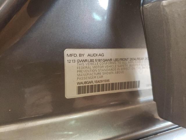 Photo 10 from auction – 2014 AUDI S4 PREMIUM with VIN WAUBGAFL1EA091595