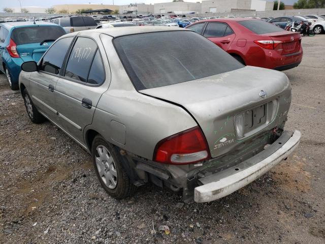 Photo 3 from auction – 2002 NISSAN SENTRA XE with VIN 3N1CB51D92L677529