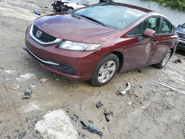 Photo 2 from auction – 2013 HONDA CIVIC LX with VIN 19XFB2F56DE045489