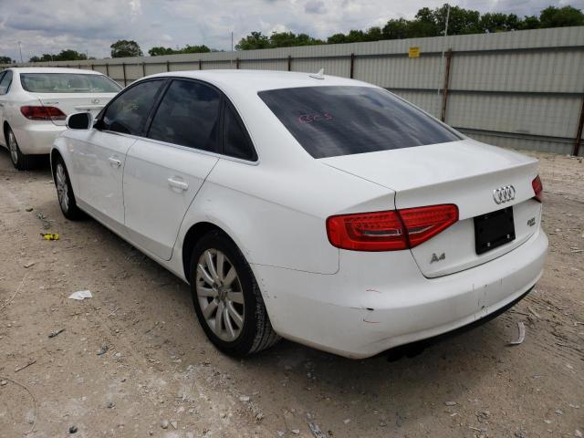 Photo 3 from auction – 2013 AUDI A4 PREMIUM with VIN WAUBFAFL9DN027637