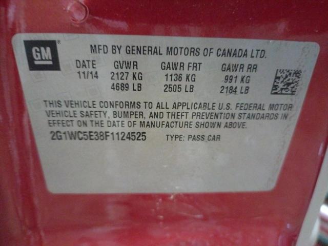 Photo 10 from auction – 2015 CHEVROLET IMPALA LIM with VIN 2G1WC5E38F1124525