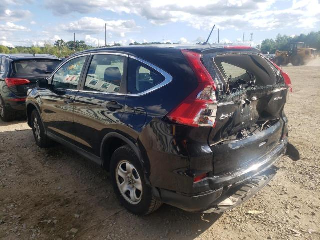 Photo 3 from auction – 2016 HONDA CR-V LX with VIN 2HKRM4H34GH706483