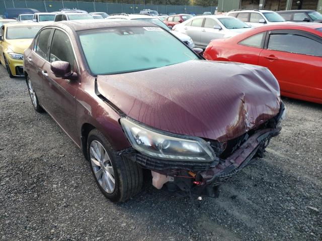 HONDA ACCORD EXL 2013 with VIN 1HGCR3F87DA044340 - Photo from auction