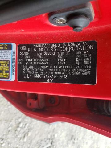 Foto 10 de la subasta – 2010 KIA SOUL + con VIN KNDJT2A2XA7068693