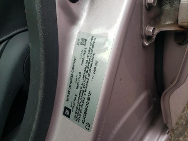 Photo 10 from auction – 2013 CHEVROLET SPARK LS with VIN KL8CB6S91DC598120