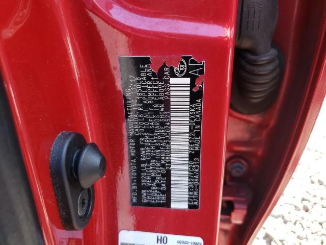 Photo 10 from auction – 2018 TOYOTA COROLLA L with VIN 2T1BURHE2JC024521