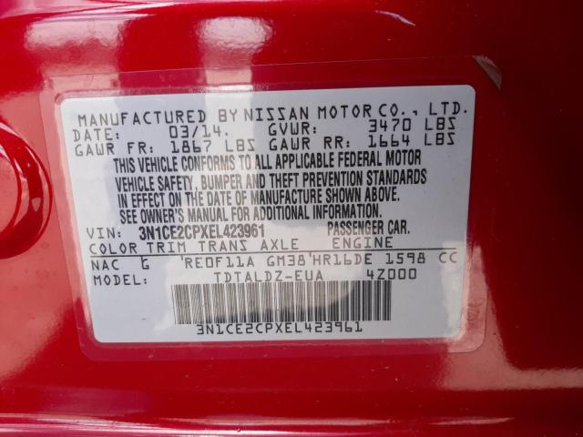 Фото 10 с аукциона – 2014 NISSAN VERSA NOTE с VIN 3N1CE2CPXEL423961