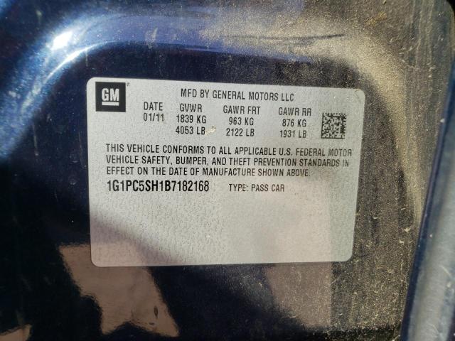 Photo 10 from auction – 2011 CHEVROLET CRUZE LS with VIN 1G1PC5SH1B7182168