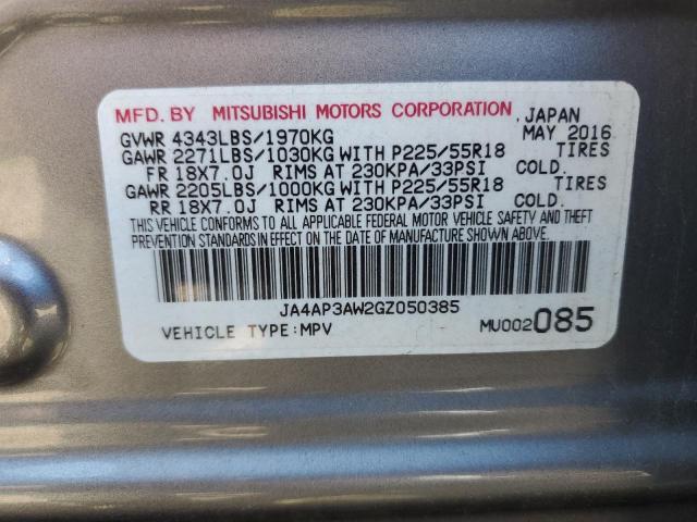 Photo 10 from auction – 2016 MITSUBISHI OUTLANDER with VIN JA4AP3AW2GZ050385