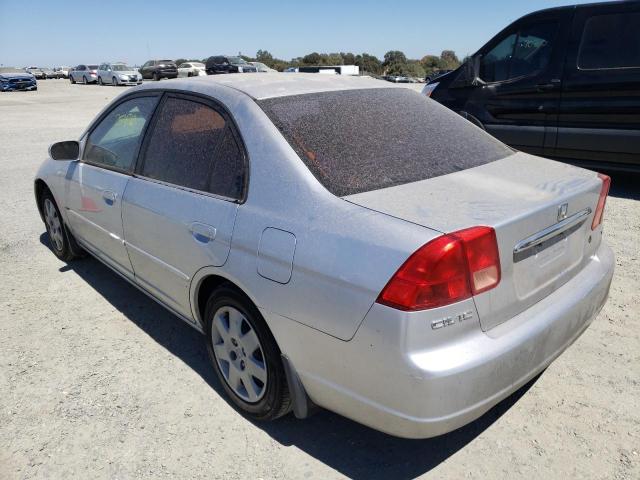 Photo 3 from auction – 2001 HONDA CIVIC EX with VIN 2HGES26761H501229