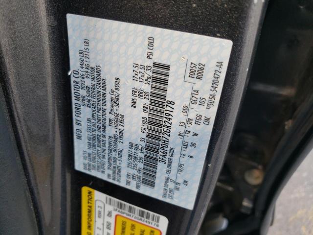 Photo 10 from auction – 2016 FORD FUSION SE with VIN 3FA6P0H72GR249178