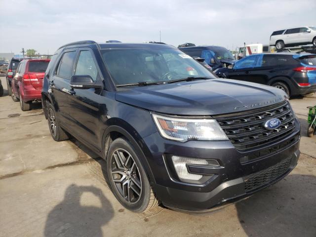 FORD EXPLORER S 2017 with VIN 1FM5K8GT8HGD23659 - Photo from auction