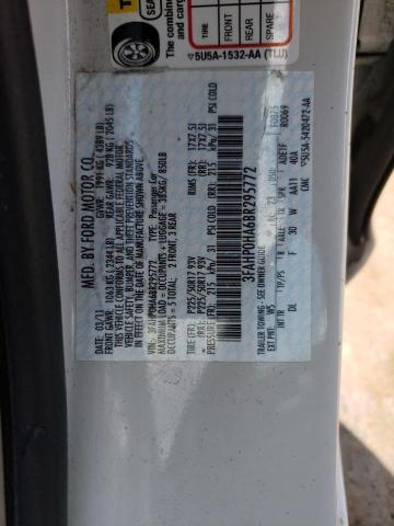 Photo 10 from auction – 2011 FORD FUSION SE with VIN 3FAHP0HA6BR295772