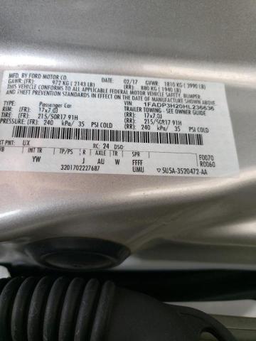 Photo 10 from auction – 2017 FORD FOCUS SEL with VIN 1FADP3H20HL236636