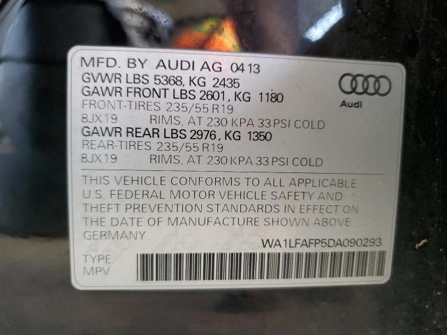 Photo 10 from auction – 2013 AUDI Q5 PREMIUM with VIN WA1LFAFP5DA090293