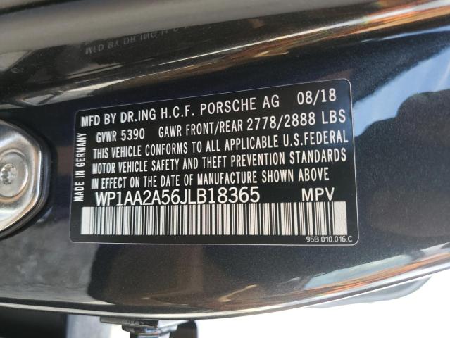 Photo 10 from auction – 2018 PORSCHE MACAN with VIN WP1AA2A56JLB18365
