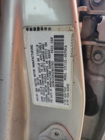 Photo 10 from auction – 2001 TOYOTA COROLLA CE with VIN 1NXBR12E81Z463765