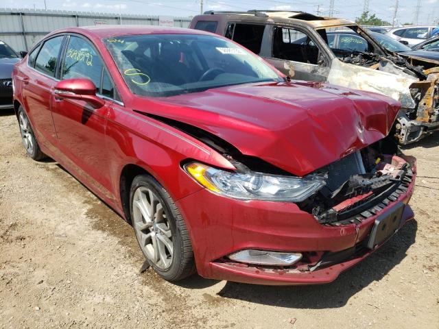 FORD FUSION SE 2017 with VIN 3FA6P0H76HR212913 - Photo from auction