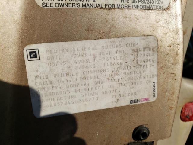 Photo 10 from auction – 1995 CADILLAC DEVILLE with VIN 1G6KD52B4SU298270