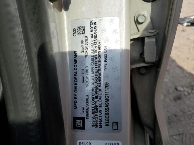 Photo 10 from auction – 2021 CHEVROLET SPARK LS with VIN KL8CB6SA9MC711709