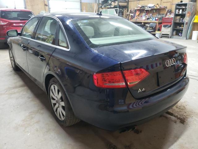Photo 3 from auction – 2011 AUDI A4 PREMIUM with VIN WAUFFAFL4BN048832