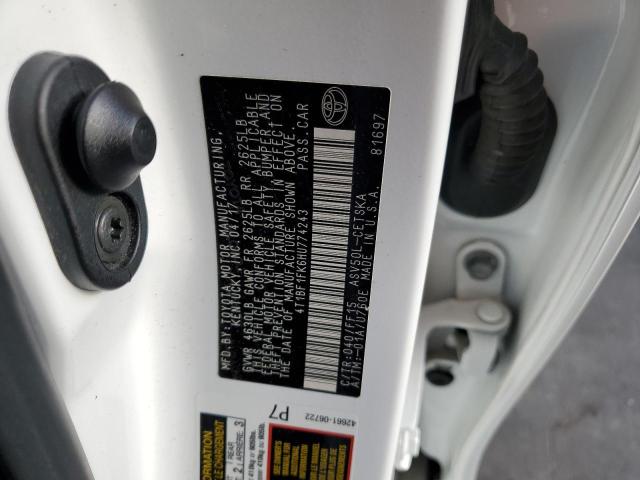 Photo 10 from auction – 2017 TOYOTA CAMRY with VIN 4T1BF1FK6HU774243