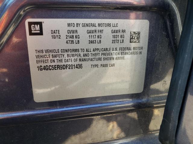 Photo 10 from auction – 2013 BUICK LACROSSE with VIN 1G4GC5ER9DF201436