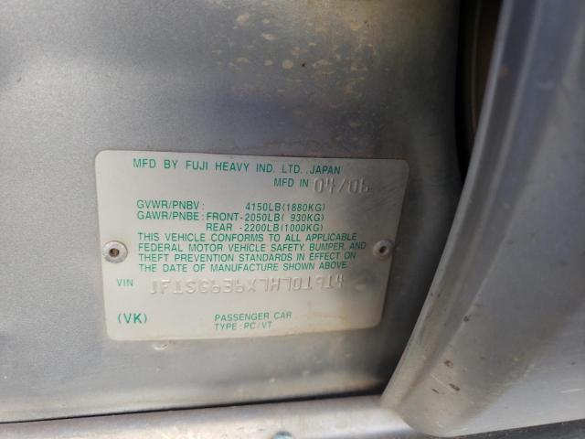 Photo 10 from auction – 2007 SUBARU FORESTER 2 with VIN JF1SG636X7H701914