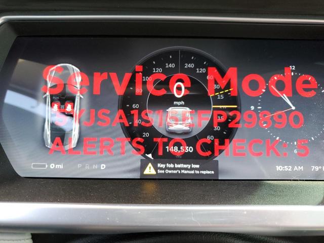 Photo 8 from auction – 2014 TESLA MODEL S with VIN 5YJSA1S16EFP29890