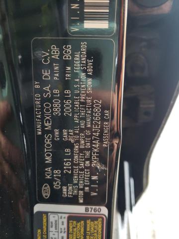 Photo 10 from auction – 2018 KIA FORTE LX with VIN 3KPFK4A74JE266802