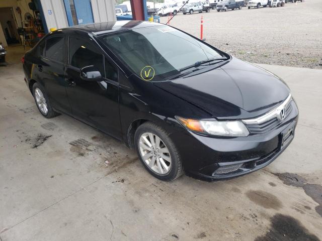 HONDA CIVIC EX 2012 with VIN 2HGFB2F82CH555708 - Photo from auction