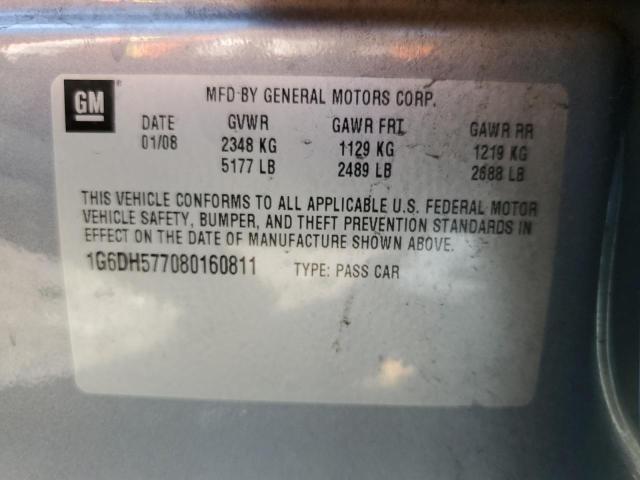 Photo 10 from auction – 2008 CADILLAC CTS with VIN 1G6DH577080160811