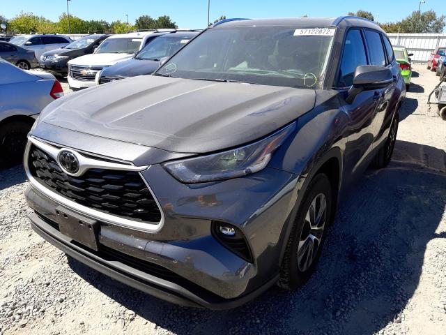 Photo 2 from auction – 2021 TOYOTA HIGHLANDER with VIN 5TDHZRBH0MS525076