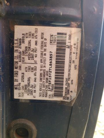 Photo 10 from auction – 1996 FORD F150 with VIN 1FTEF15Y2TLB63857